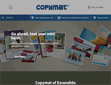 Tablet Screenshot of copymatonline.com